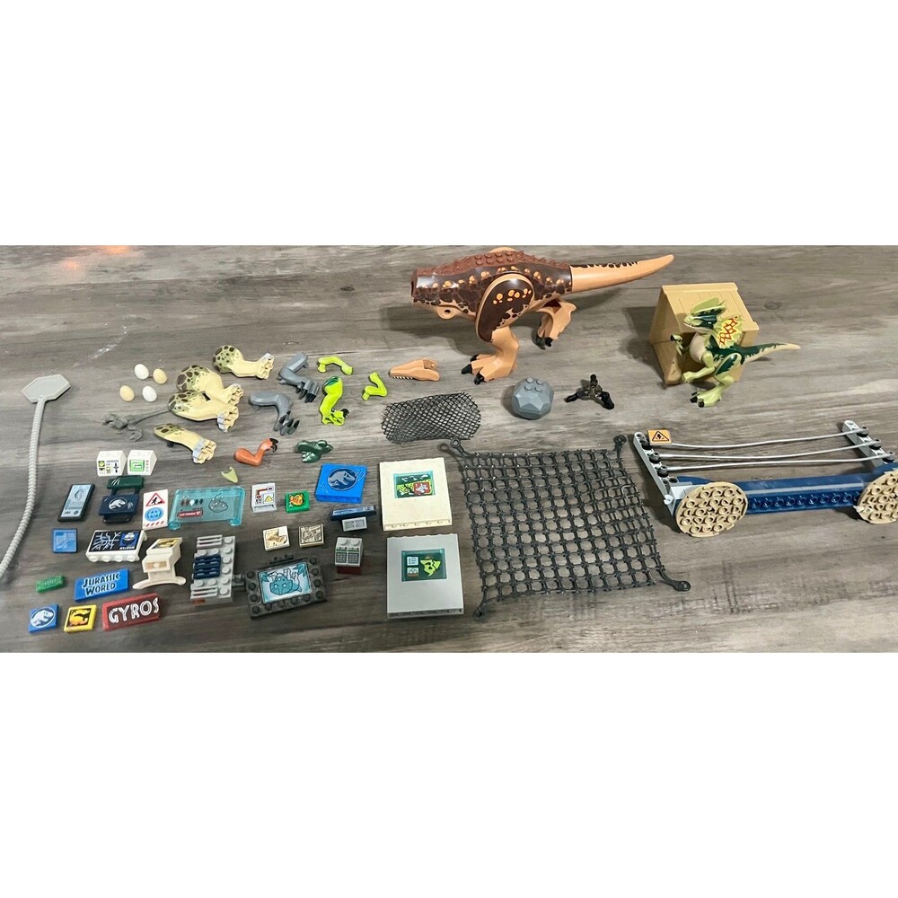 LEGO JURASSIC WORLD LOT DINOSAURS NET FENCE SET PIECES